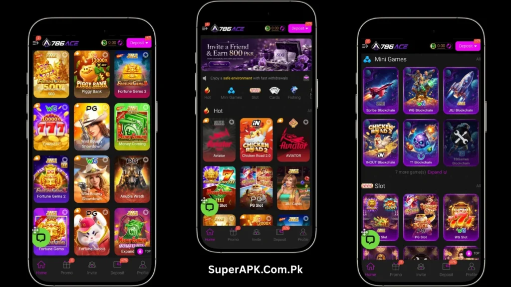 786ace Game slots cards sports betting
